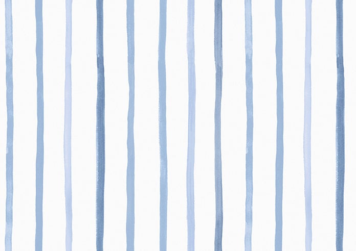 Laura Ashley Painterly Stripe, Blue - Twist&Fit Roller Blind - Image 6